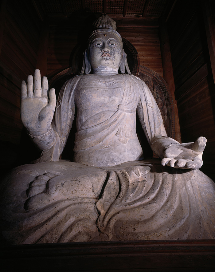 Statue assise de Nyoirin-Kannon