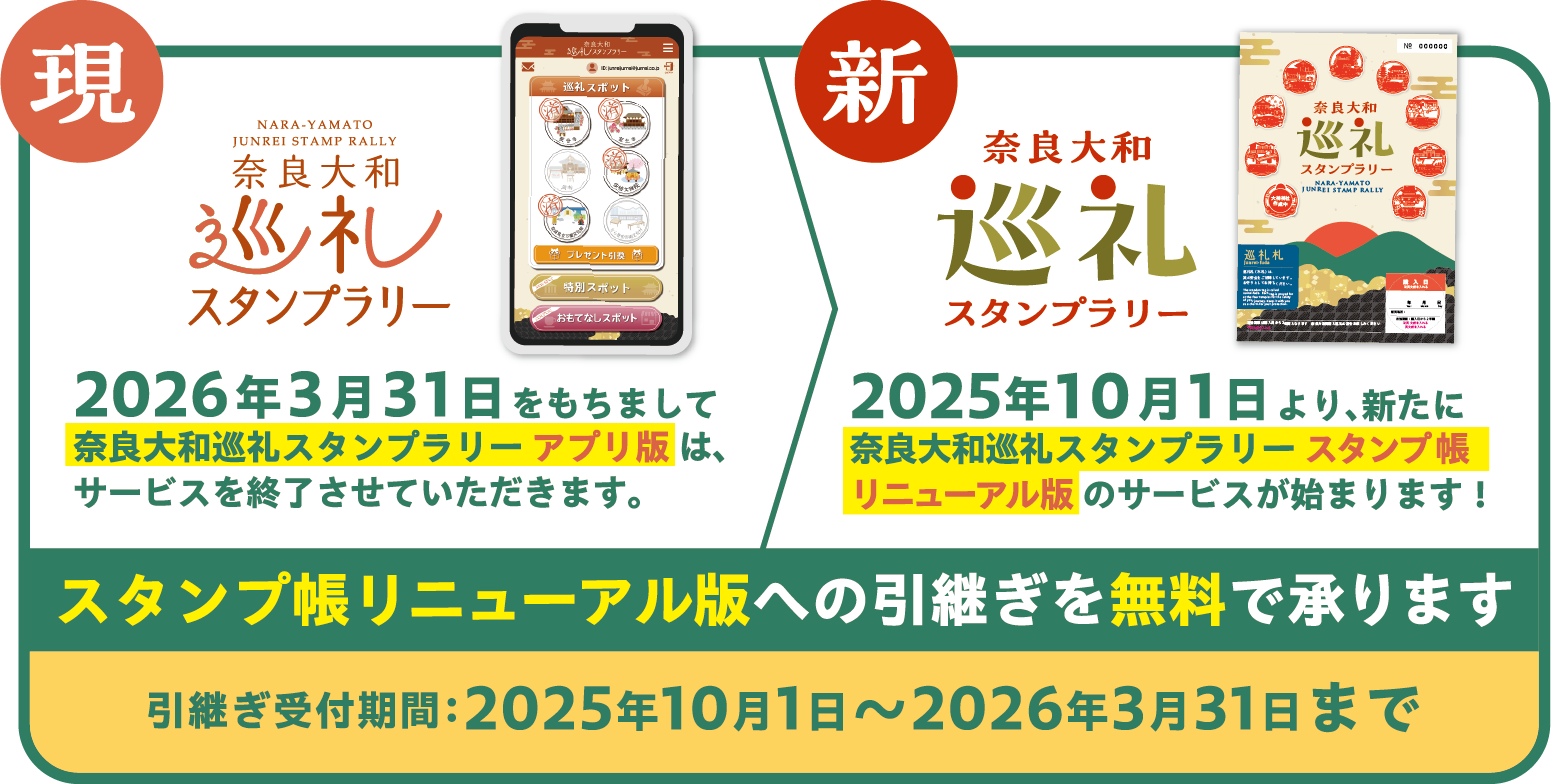 重要】奈良大和巡礼スタンプラリーに関するお知らせ | 奈良大和 四寺